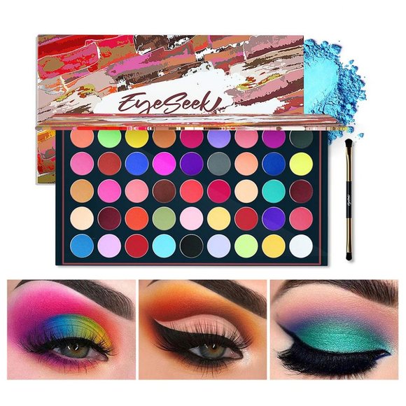 Matte Eyeshadow Palette 45 Shades Colorful - Picture 1 of 10